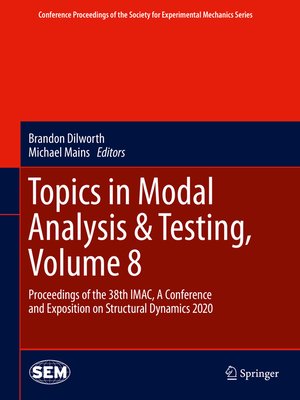cover image of Topics in Modal Analysis & Testing, Volume 8